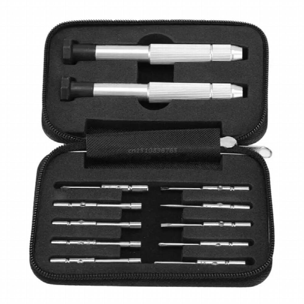 Multifunctional Precision Aluminum Small Screwdriver With 10-Style Screwdrivers For Eyeglasses Sunglass Repair Tools 885672120450