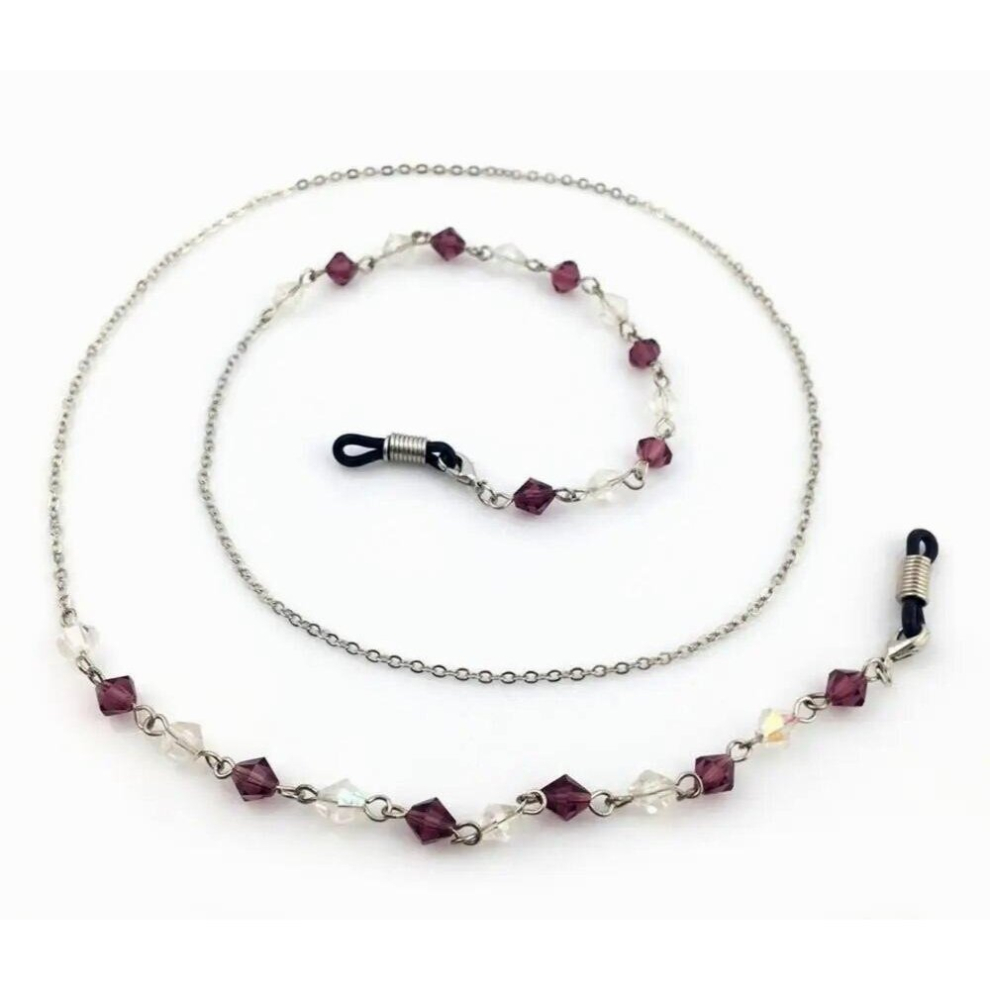 10pc/lot Fashin Metal Sunglasses Chain Neck Cord Holder with rhinestone crystal metal Eyeglass Lanyard