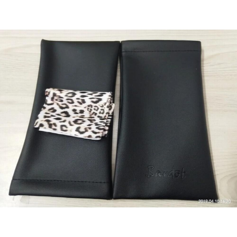 18*9cm Leather Cloth PU Dust Waterproof sunglasses pouch soft eyeglasses bag glasses case Eyewear Accessories 10pcs/lot