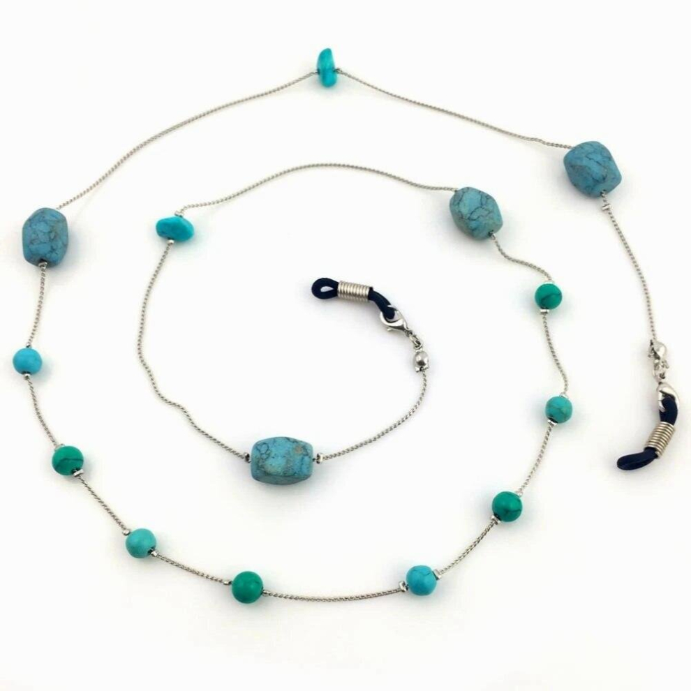 10pc/lot Fashin Metal Sunglasses Chain With ABS Crystal Rhinestone Stone Pendents Neck Cord Holder Eyeglass Lanyard