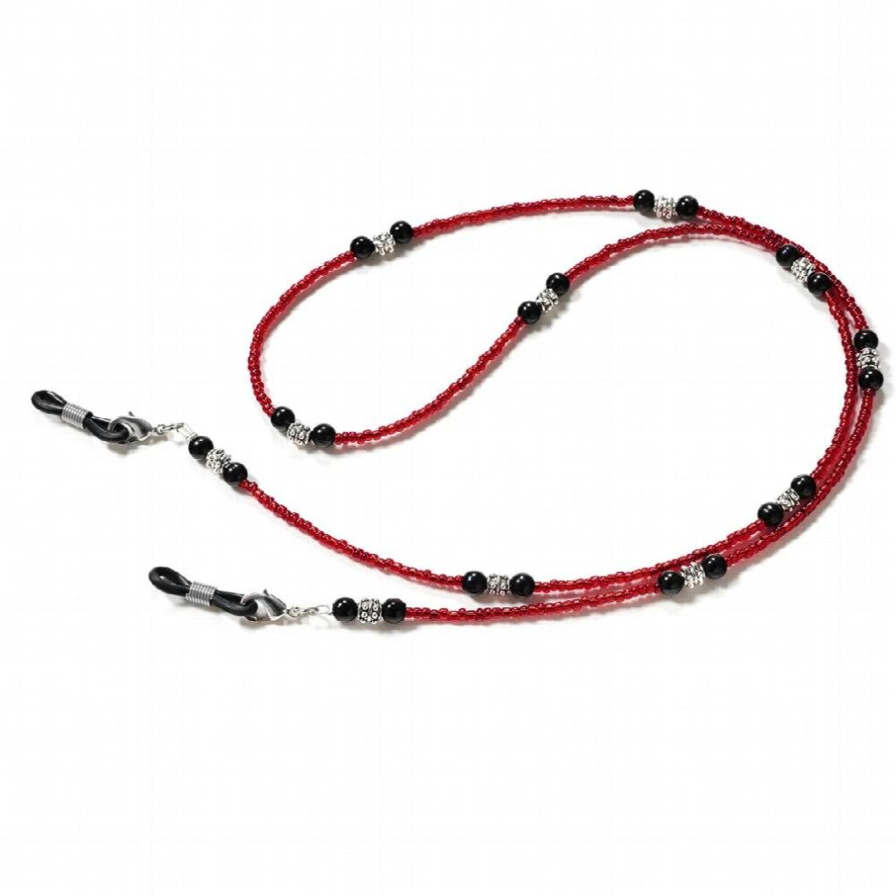 Multicoloured 10Pcs/Lot Retro Beads Eyeglass Chain Sunglasses Mask Neck Cord Holder Plastic Bead Mask Eyeglass Lanyard