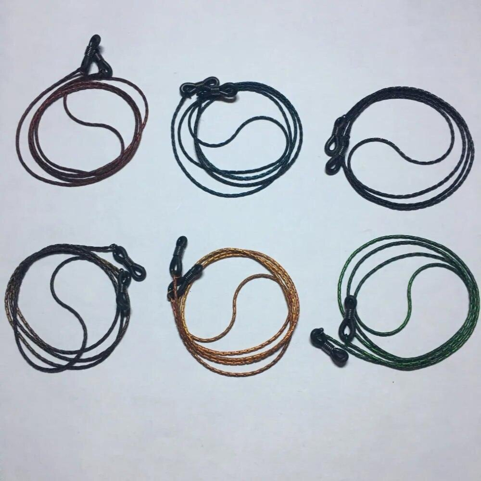 colored sunglass brass metal chain eyeglass retainer holder spectacle lanyard with rubber touch reading glass cord