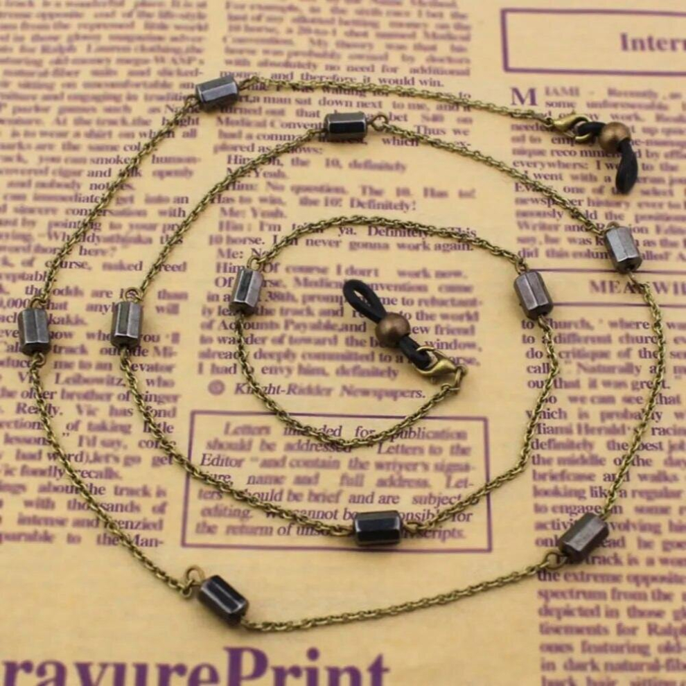 10pc/lot Retro Ethnic Style Metal Sunglasses Chain With Antique Bronze Pendents Neck Cord Holder Eyeglass Lanyard