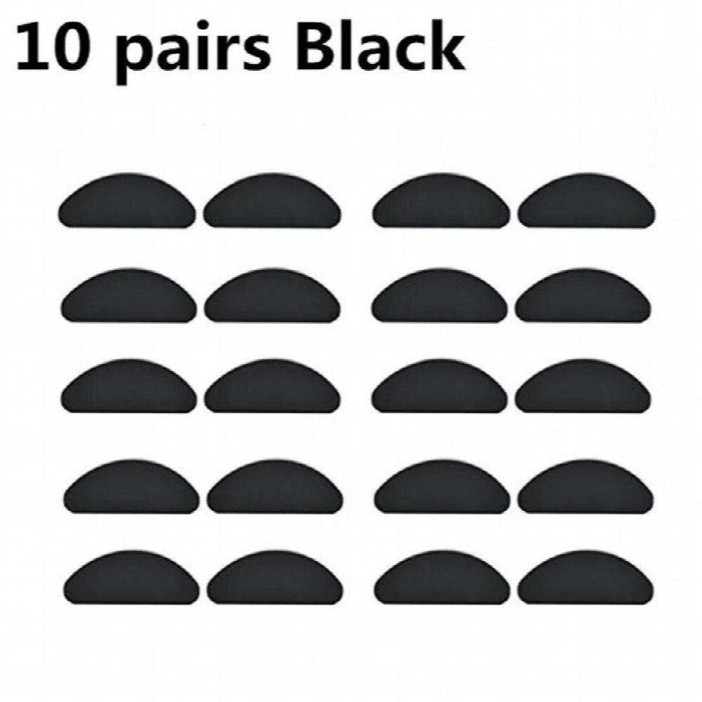 Multicoloured 20Pcs Glasses Nose Pads Adhesive Silicone Nose Pads Anti-Slip Thin Nosepads For Glasses Eyeglasses Sunglasses