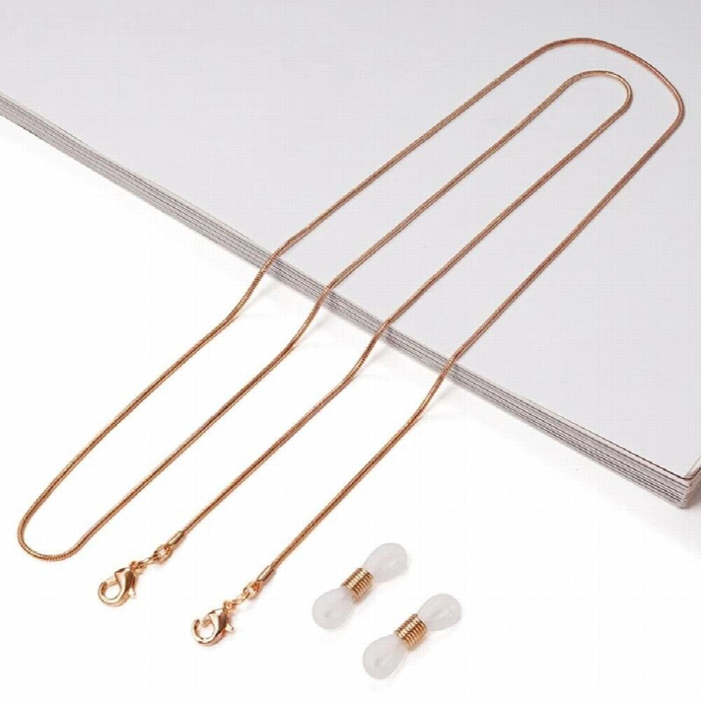 Reading Glasses Chain for Women Metal Sunglasses Cords Silver Lanyard Metal Rope Eyewear Accessories