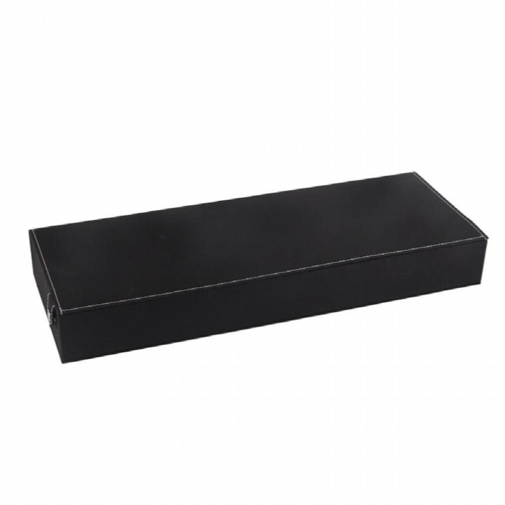 Black 8 Slot Eyeglass Storage Box Sunglasses Case Glasses Display Grid Holder Stand Top