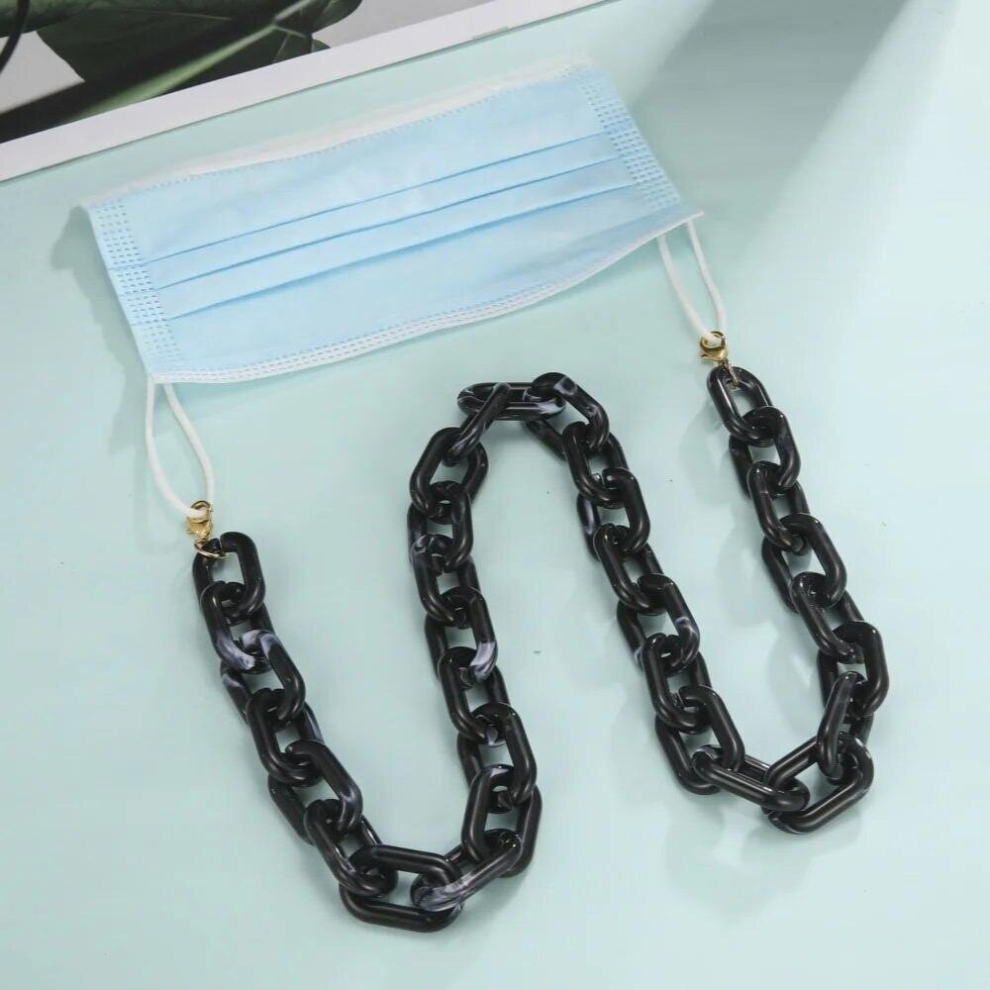 Multicoloured Anti-Slip Sunglasses Chain Acrylic Glasses Chain Necklace Mask Lanyard Adjustable Eyewear Cord Holder Strap String
