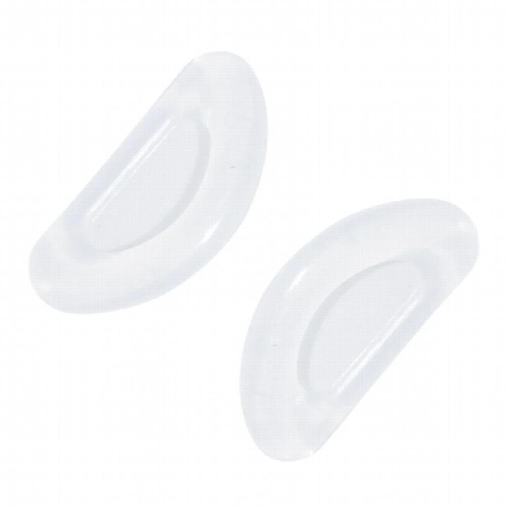 White 20Pcs/10Pairs Glasses Nose Pads Adhesive Silicone Nose Pads Anti-Slip Nosepads For Glasses Eyeglasses Sunglasses