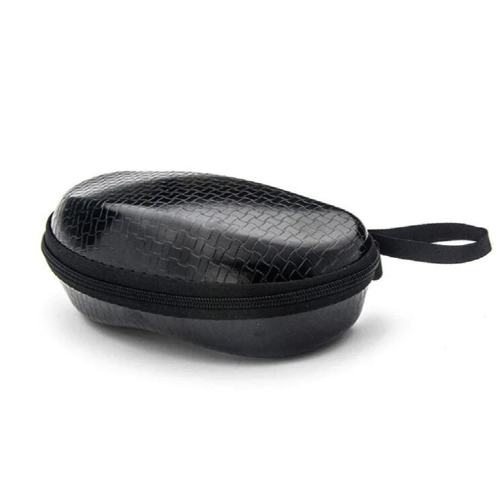 1Pcs Protable Sunglasses Leather Travel Glasses Case Zipper Box Hard Eyewear Accessories Glasses Cloth Bag