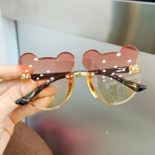 Childrens Sunglasses Baby Sunglasses Glasses Girls Boys Cartoon Bear Sunglasses Anti-glare Anti-radiation