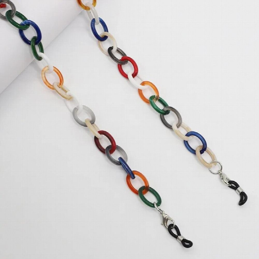 Womens Glasses Chain Acrylic Sunglasses Lanyard Mask Strap Neck Cord Hang On Neck Eyewear Chain Jewelry Gift