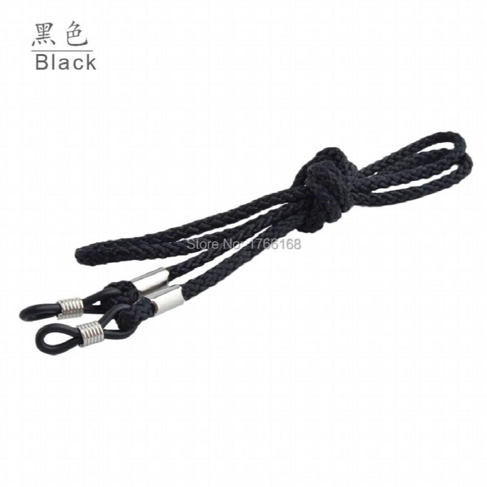 Multicoloured 50Pcs Colourful Eyeglass Sunglasses Nylon Neck String Cord Retainer Strap Eyewear Lanyard Holder