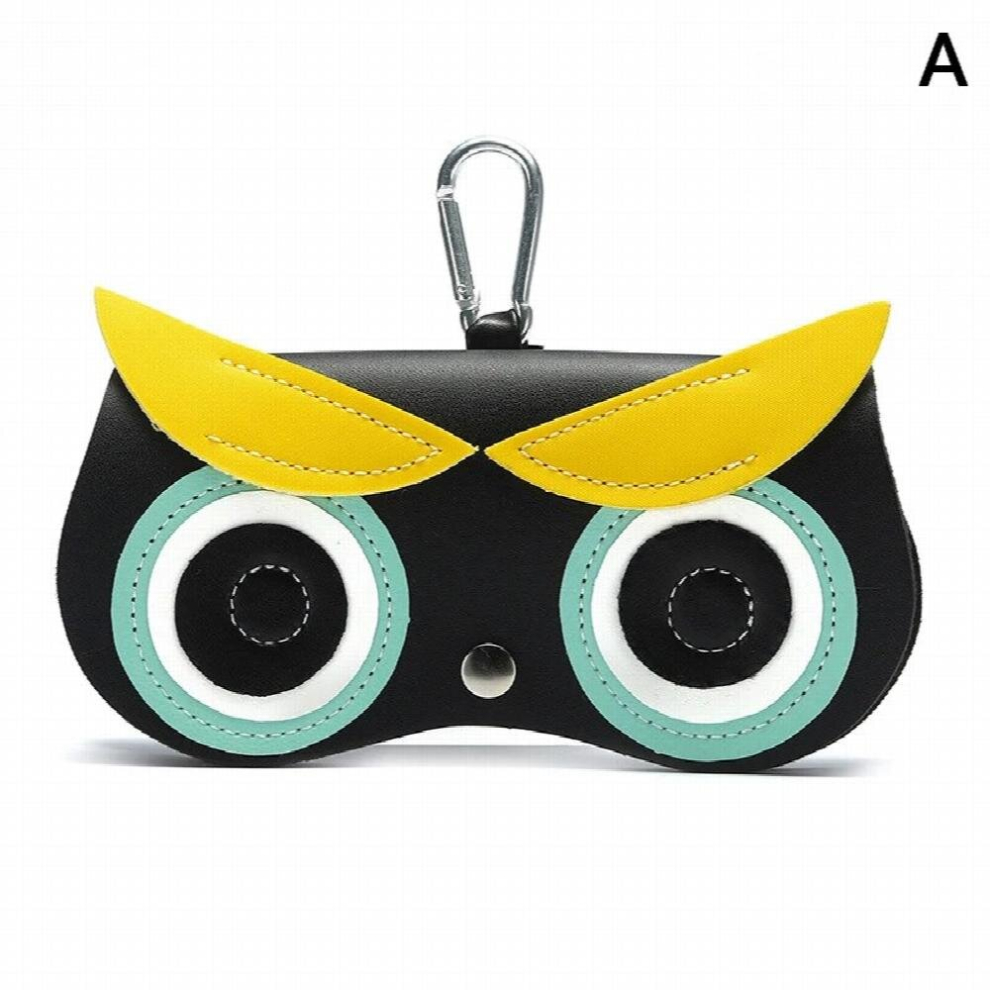 1PCS Women PU Leather Eye Glasses Case Cartoon Portable Glasses Storage Pendant Bag Sunglass Box Eyewear Pouch Bags
