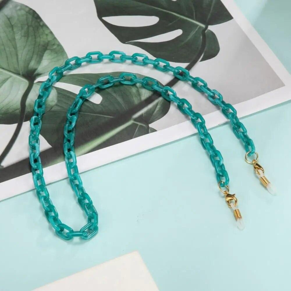 Multicoloured Acrylic Women Lanyard Glasses Chains Reading Sunglasses Chain Holder Cord Eyeglasses Hanging Neck Chain