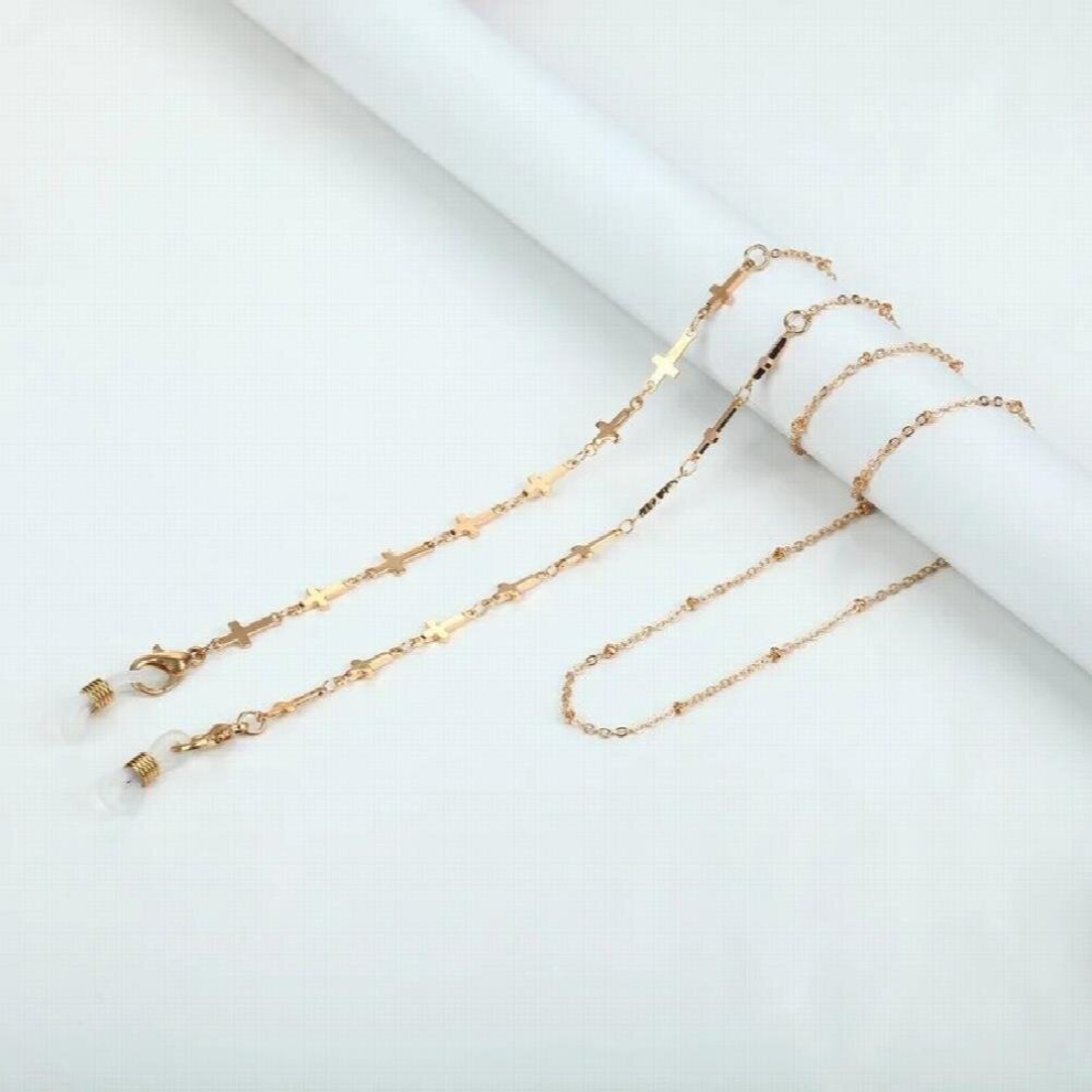 Pearls Sunglasses Holder Leaves Glasses Chains Metal Eyeglass Chains Reading Glasses Lanyard Eyewear Accessory Gift