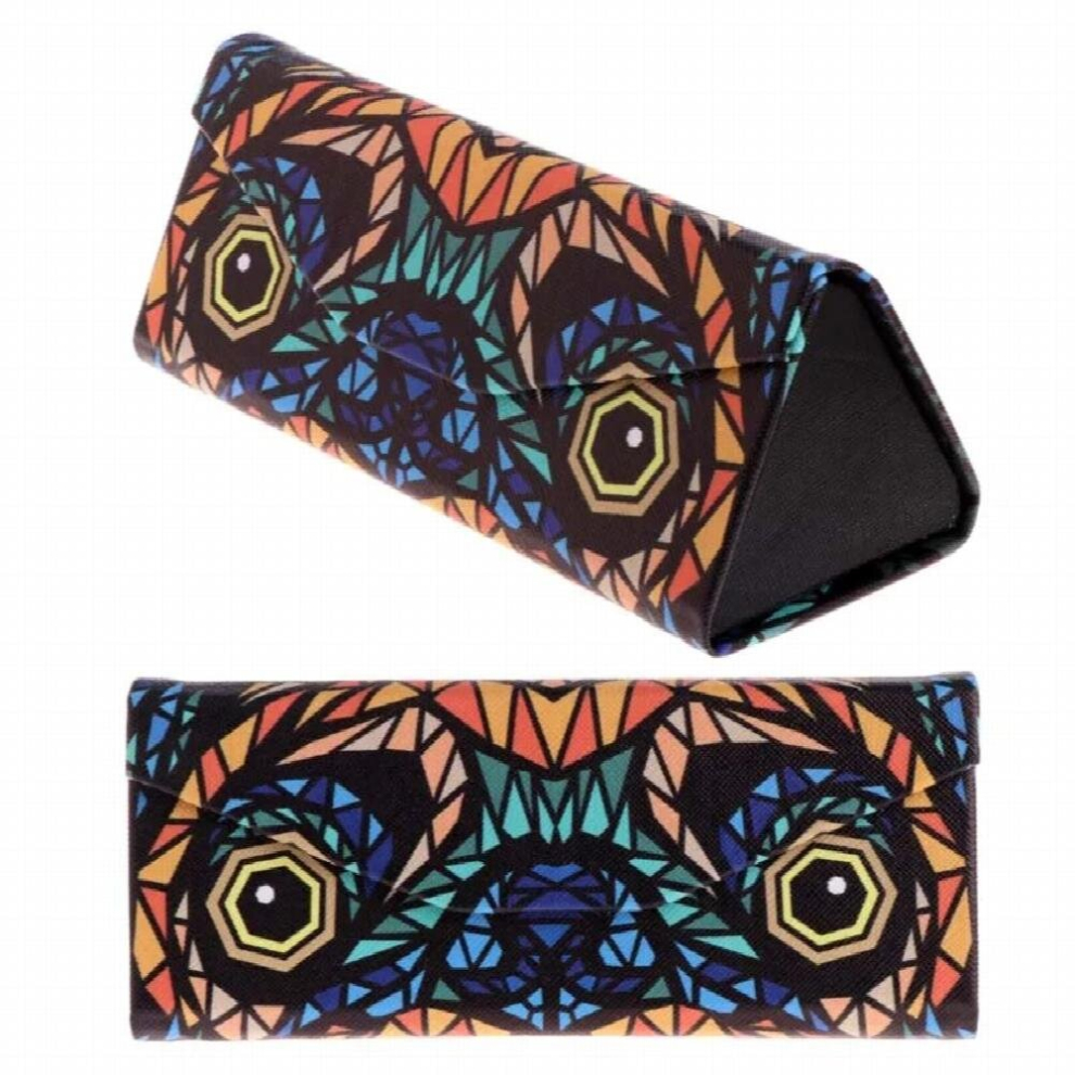 Triangle Foldable Glasses Case Cartoon Animal Eyeglasses Sunglasses Storage Box
