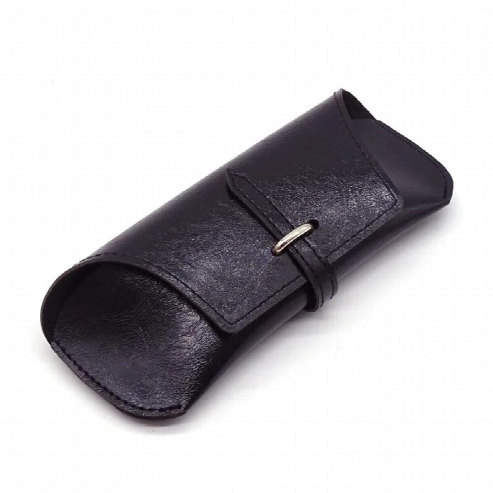 Hot Men Women Portable Glasses Case PU Leather Fold-able Glasses Box For Eyeglass Oversize Sunglasses Bags Cover
