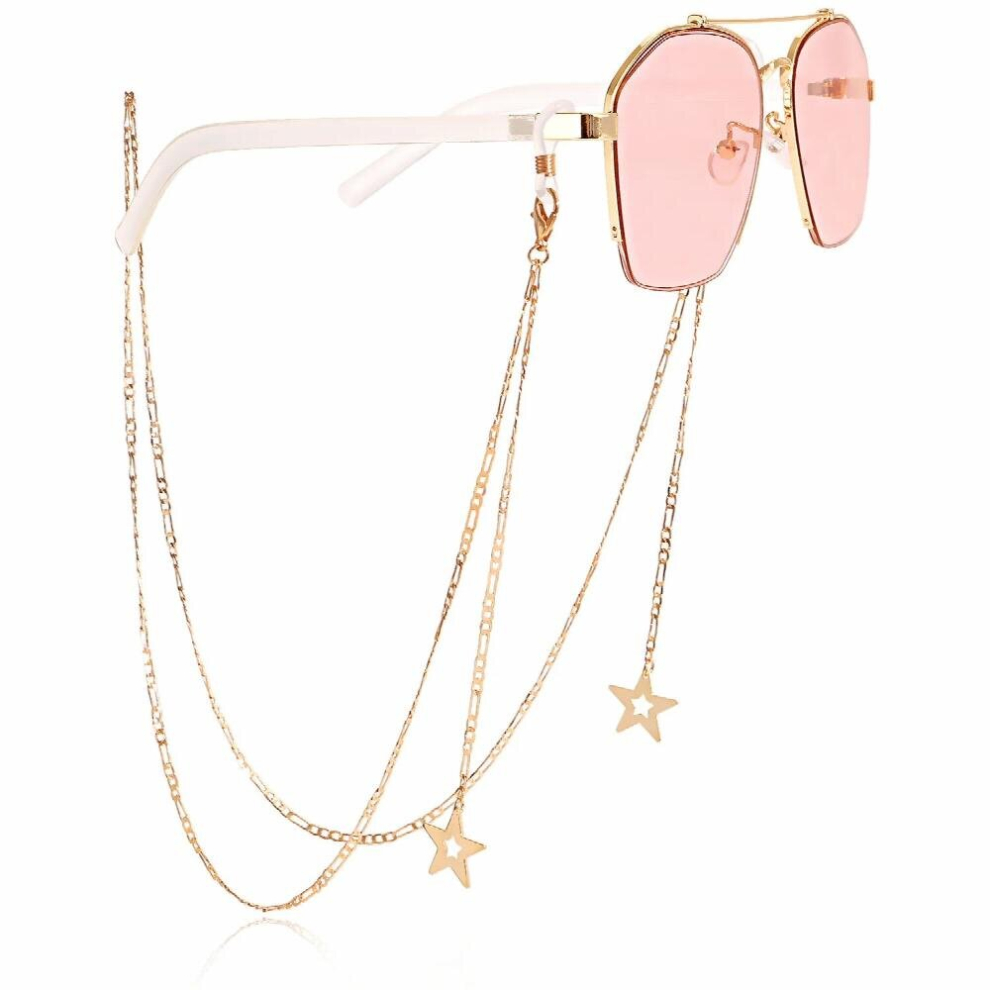 Mask Chain Metal Glasses Lanyard Sunglass Strap Neck Cord Pendant Mask Strap Hang On Neck Eyewear Jewelry Gift