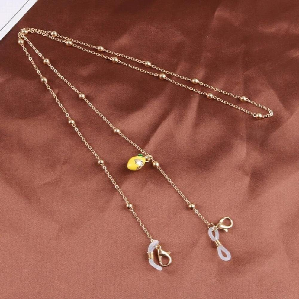 Sunglasses Masking Chains For Women Fruit Pendant Eyeglasses Chains Lanyard Glass Jewelry