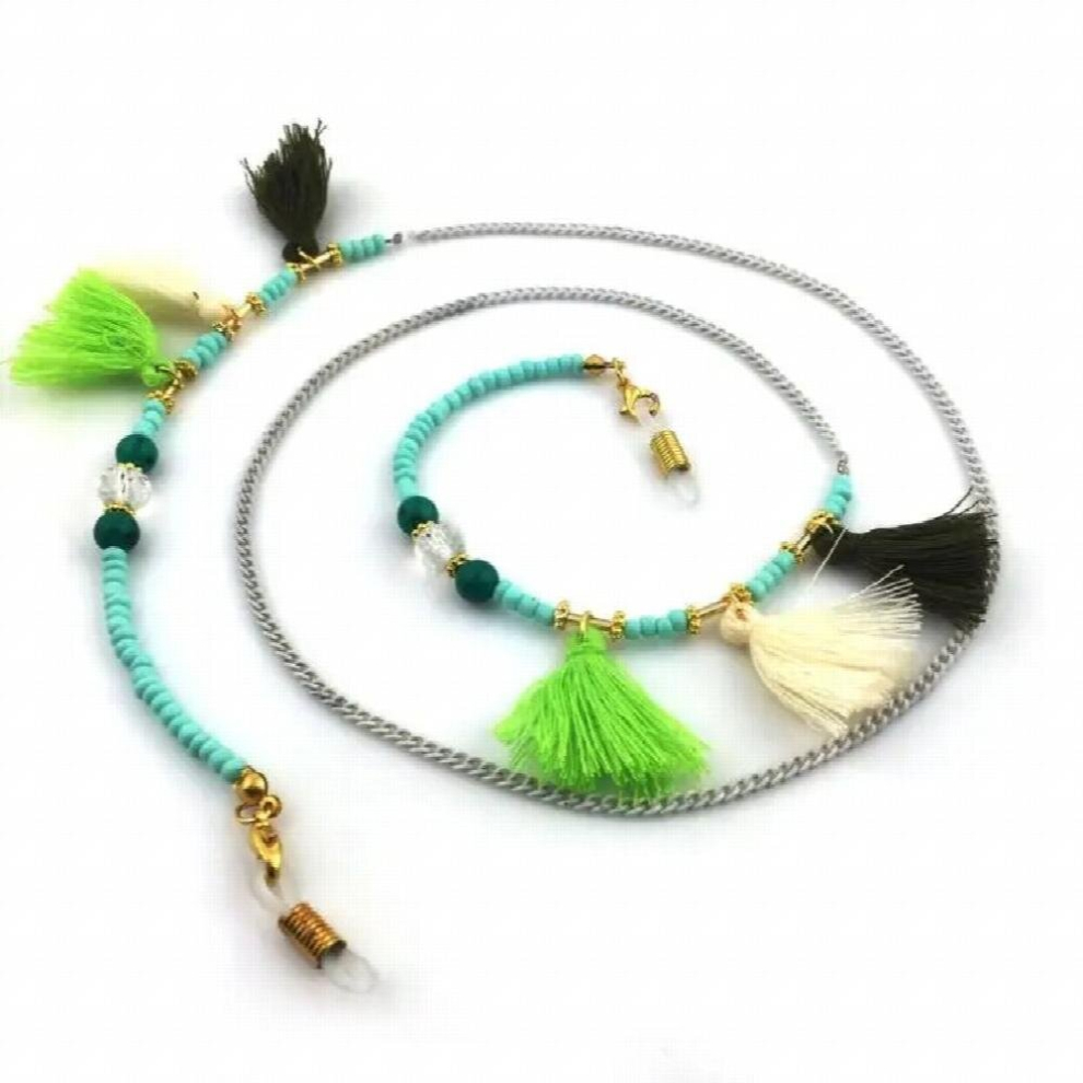 Womens Tassel Eyeglass Eyewears Sunglasses Reading Glasses Chain Cord Holder neck strap Rope