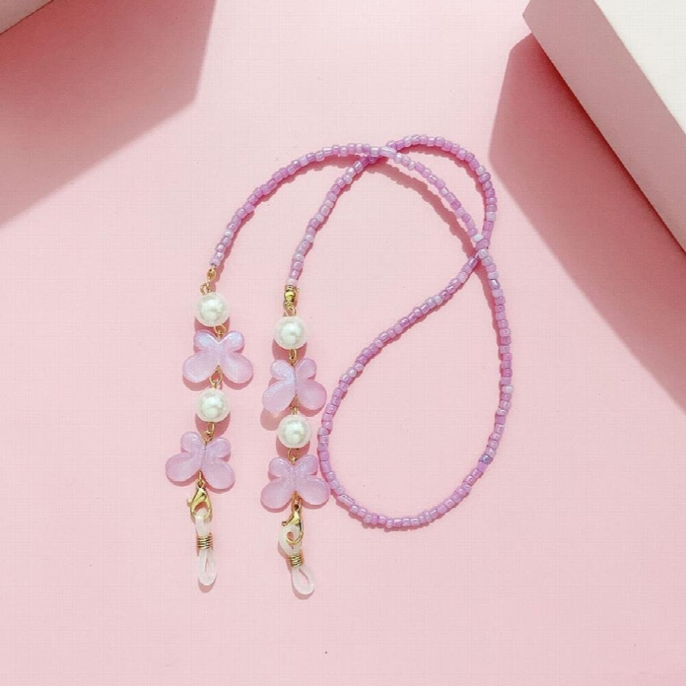 Beaded Eyeglasses Chains Mask Hanging Rope Glasses Chain Metal Sunglasses Lanyards Women Muslim Mask Chains