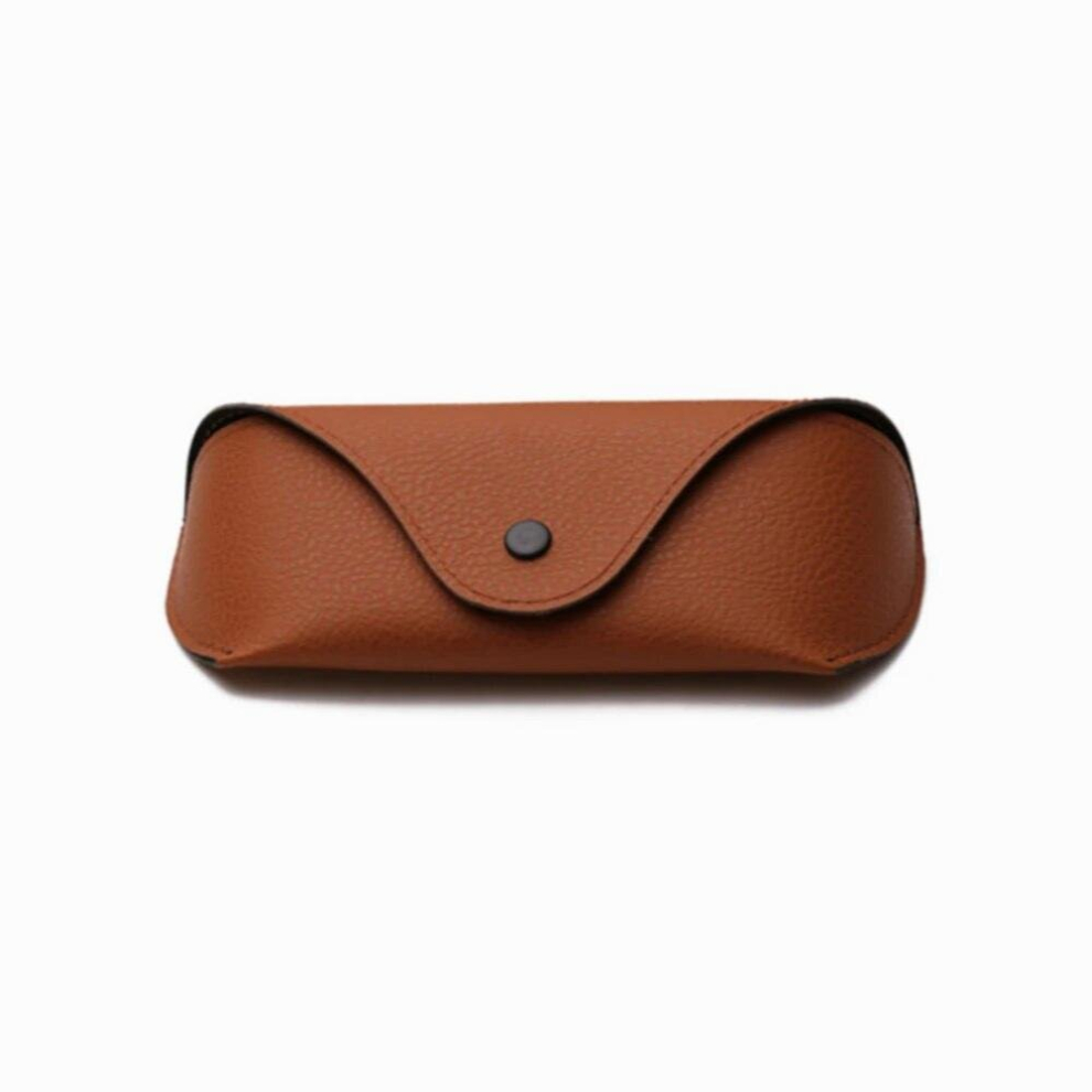 Glasses Case Portable Unisex Faux Leather Eye Glasses Sunglasses Holder Box Case Cover Glasses Upmarket Box Accessories