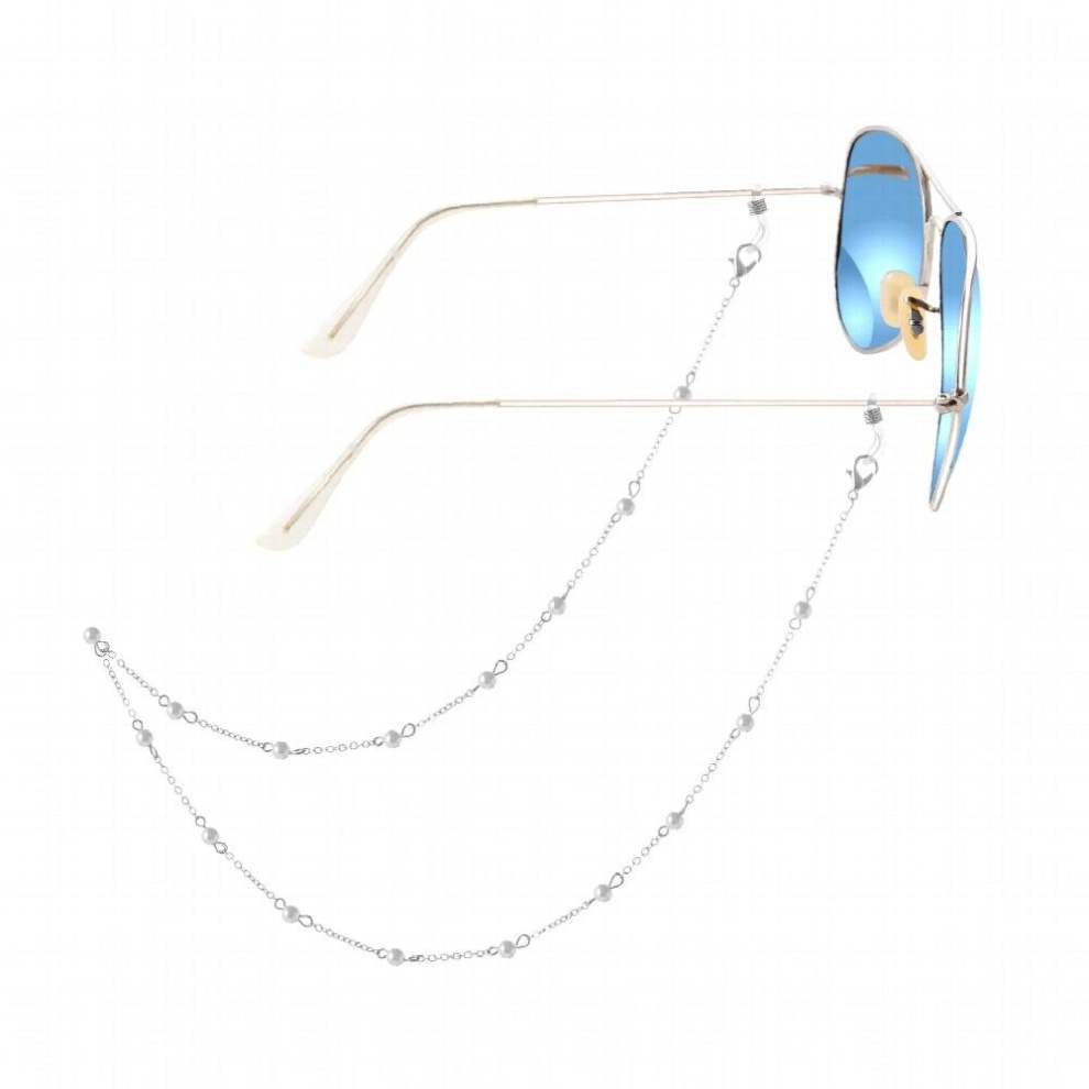 Multicoloured 1Pcs Eyeglass Chains For Women Pearls Beaded Eyeglass Sunglasses Holder Glasses Necklace Eyewear Retainer Accessories