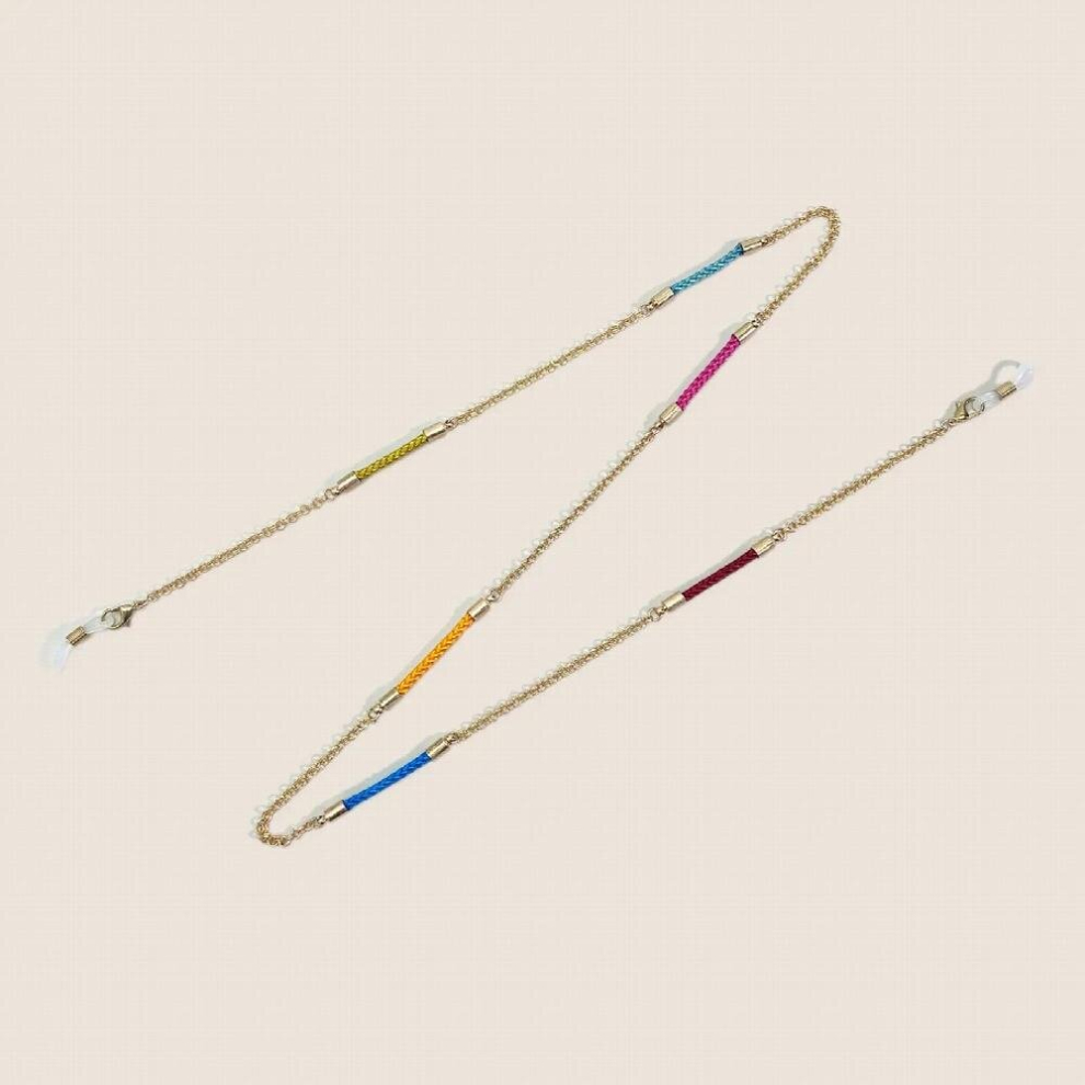 Multicoloured Glasses Chain Multicolor Eyeglass Eyewear Spectacles Sunglass Stylish Bohemia Strap Holder Lanyard Cord String Retainer