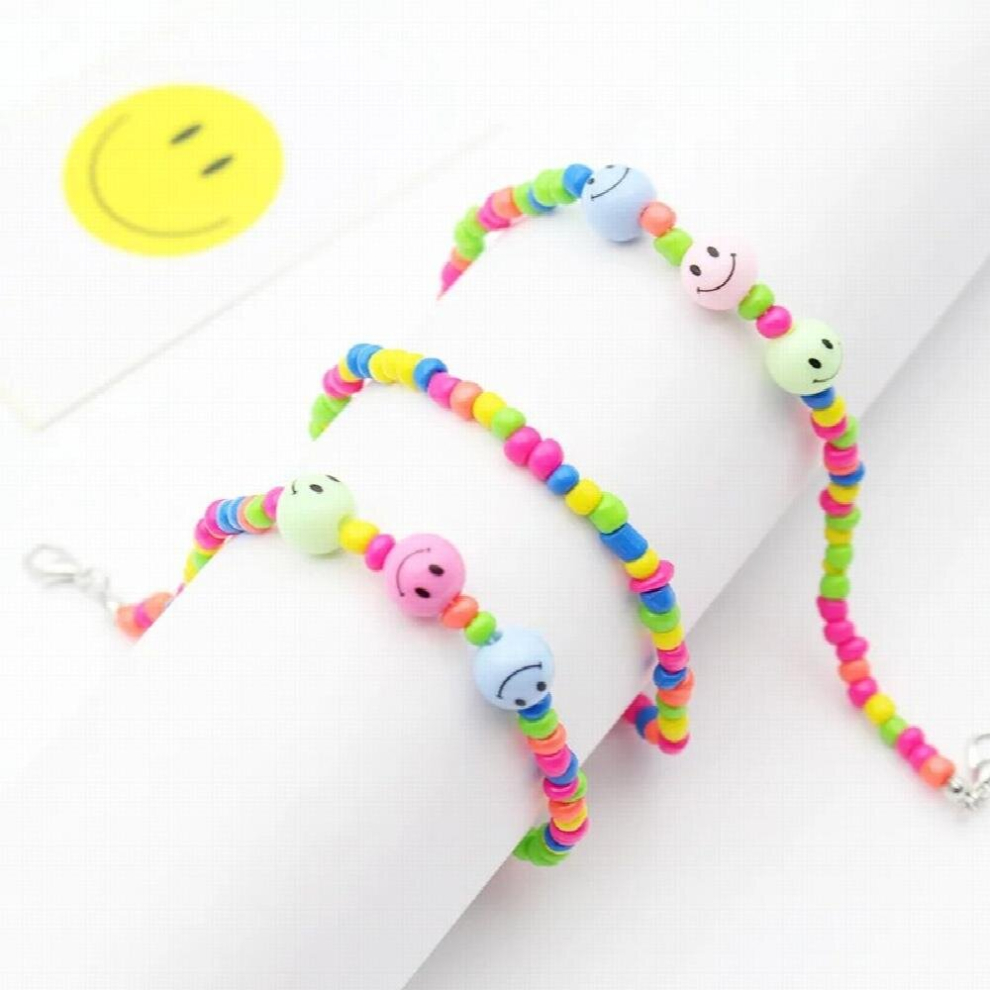 Glasses Chain Mask Holder Lovely Smile Face Ball Sunglasses Lanyard Womens Neck Cord Hang On Neck Fruit Eyewear Strap Jewelry