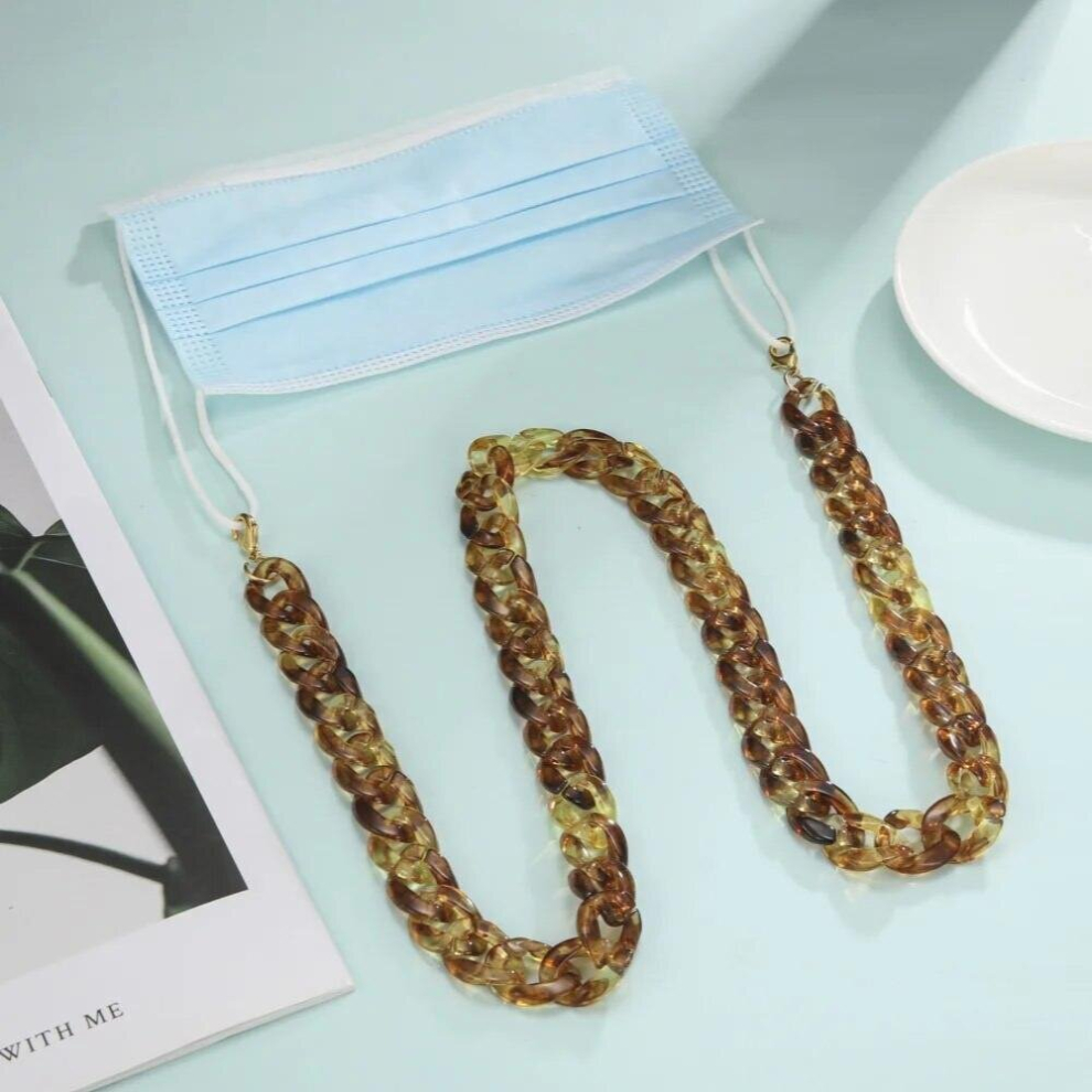 Mask Chain Women Men Acrylic Glasses Chain on the Neck Sunglasses Lanyards Eyeglasses Accessories Mask Necklace