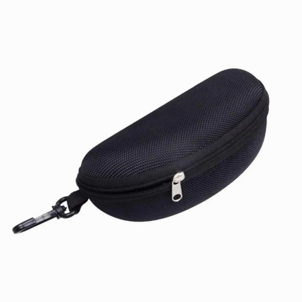 Hard Eyewear Cases With A Clip Portable Zipper Eye Glasses Clam Shell Sunglasses Protect Sunglass Bag Case Accessories