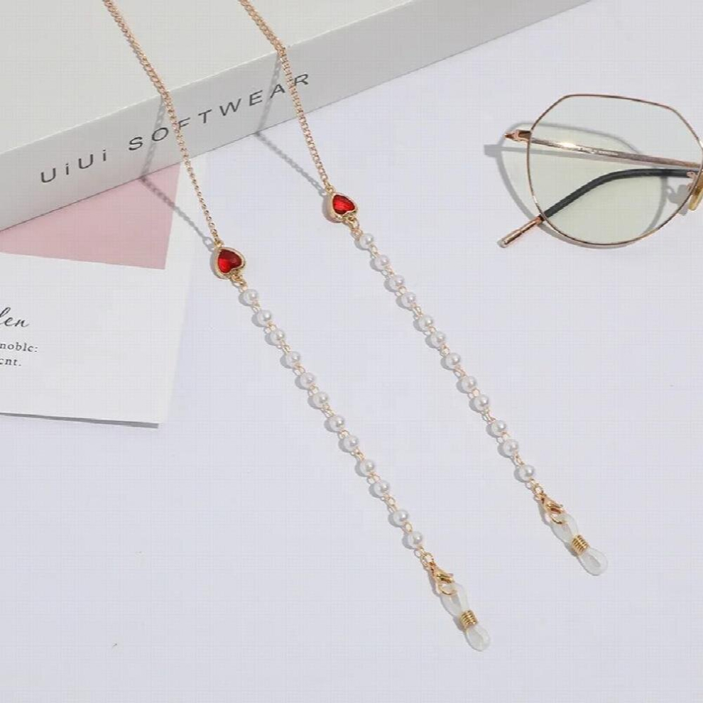 Glasses Chain for Women Sunglasses Lanyard Holder Mask Strap Neck Cord Hang on Neck Eyewear Chain Jewelry Gift