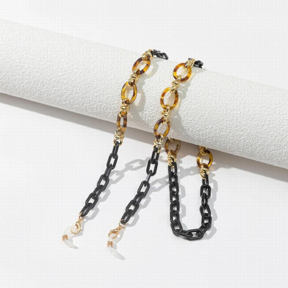 Marble Acrylic Glasses Chain for Women Splicing Mask Chains Summer Boho Eyeglass Cord Travel Beach Sunglasses Lanyards