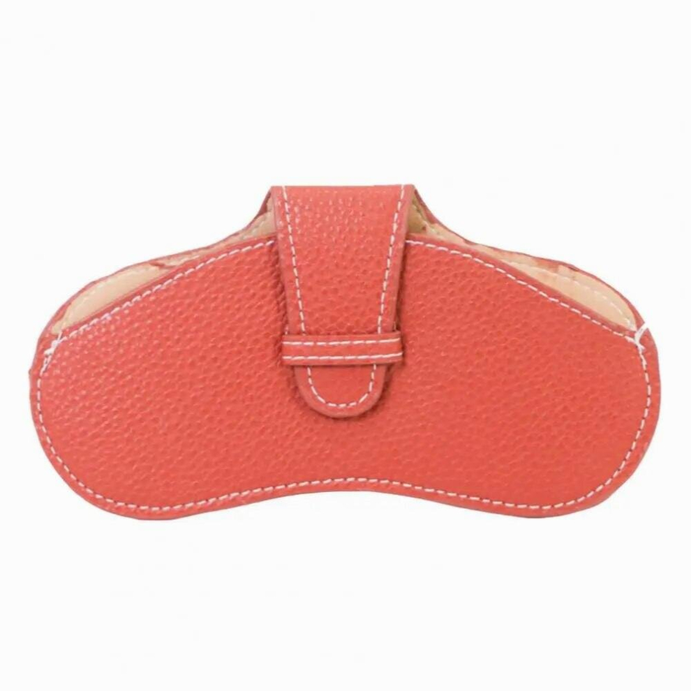 Glasses Case Minimalist Faux Leather Eyeglass Safety Pouch Box Sunglasses Storage Box Dustproof Sunglasses Eyewear Cases Bags