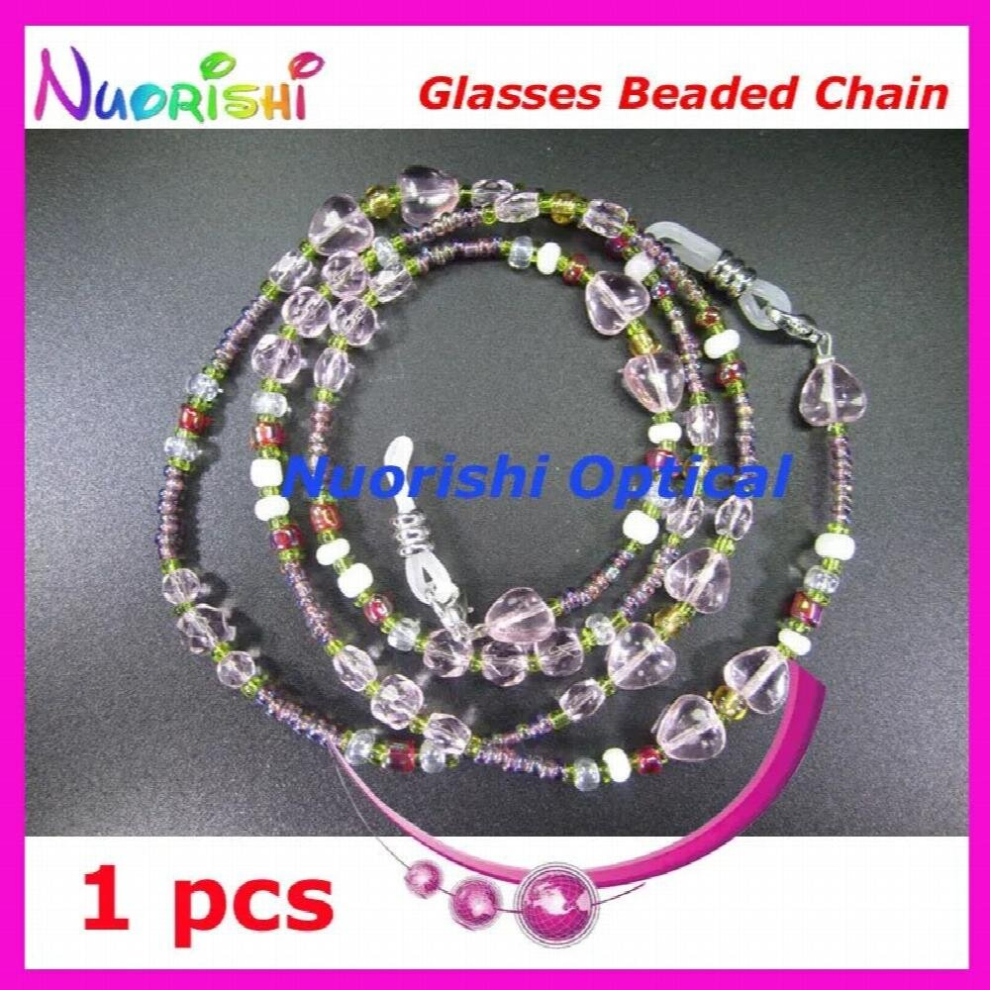 Multicoloured 1/5/10Pcs Nice Beaded Eyeglasses Sunglasses Eyewear Spectacle Chain Cords Lanyard L842