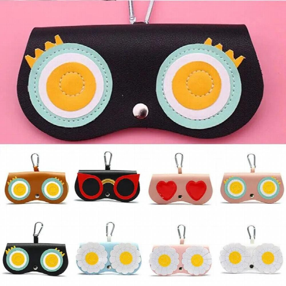 Multicoloured Eye Glasses Case Portable Women Pu Leather Eye Glasses Case Storage Protection Sunglass Box Eyewear Pouch