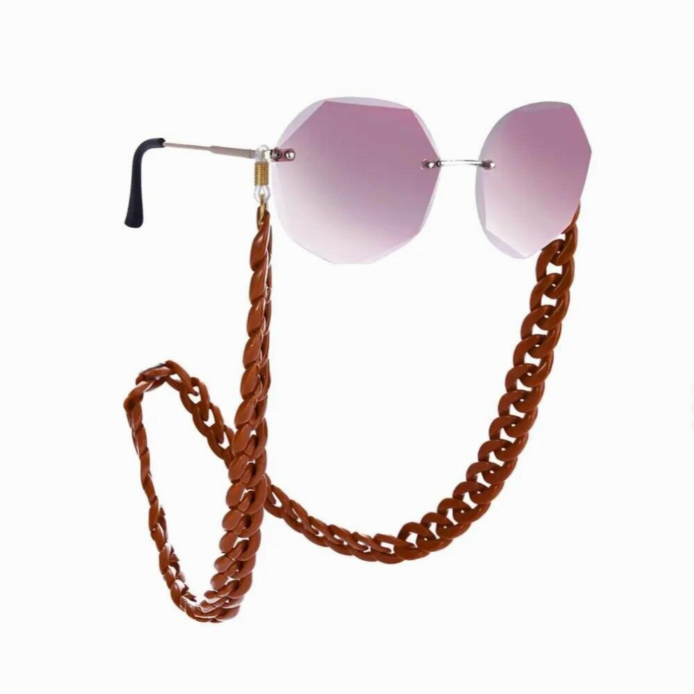 Candy Acrylic Glasses Chain Laides Sunglasses Chain Straps Lanyard Hanging Mask Neck Chain Cords Gift