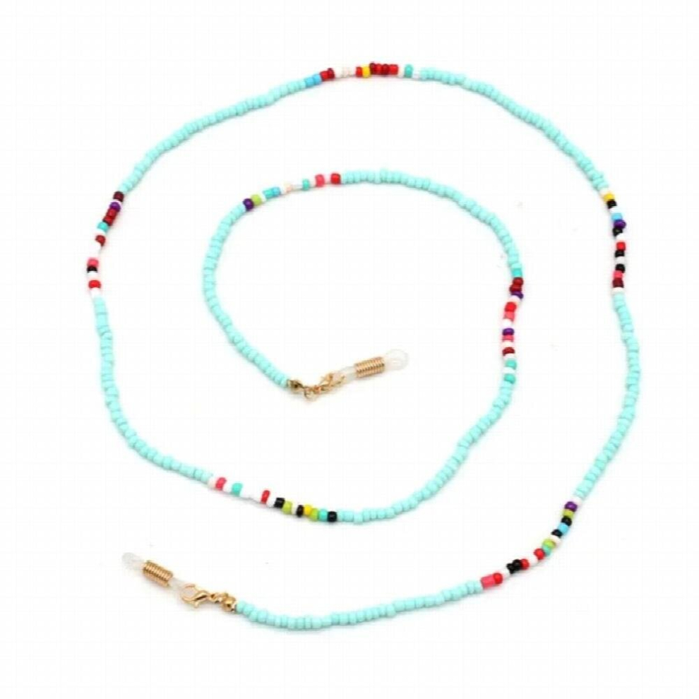 Multicoloured Reading Glasses Chain For Women Metal Sunglasses Cords Beaded Eyeglass Lanyard Hold Straps Eyewear Retainer
