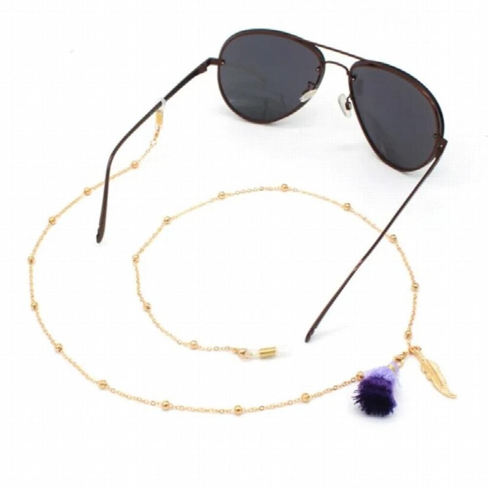 Reading Glasses Chain for Women Metal Sunglasses Cords Tassel Eyeglass Lanyard Hold Straps Eyewear Retainer