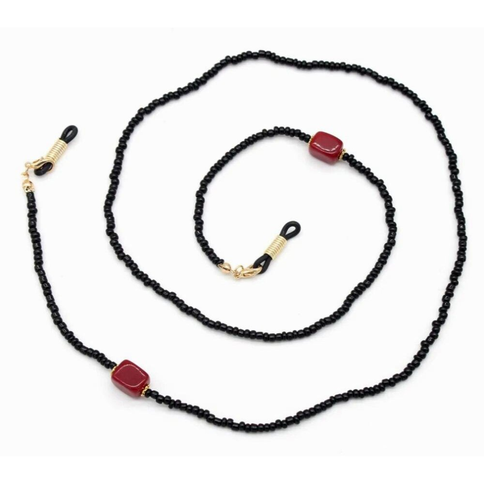 Multicoloured Reading Glasses Chain Women Sunglasses Cords Beaded Eyeglass Lanyard Hold Straps Eyewear Retainer