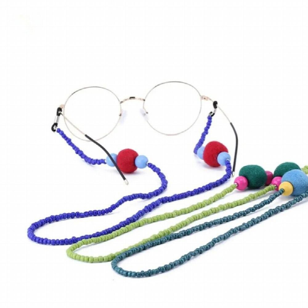 Green Reading Glasses Chain Women Sunglasses Cords Beaded Eyeglass Lanyard Hold Straps Eyewear Retainer