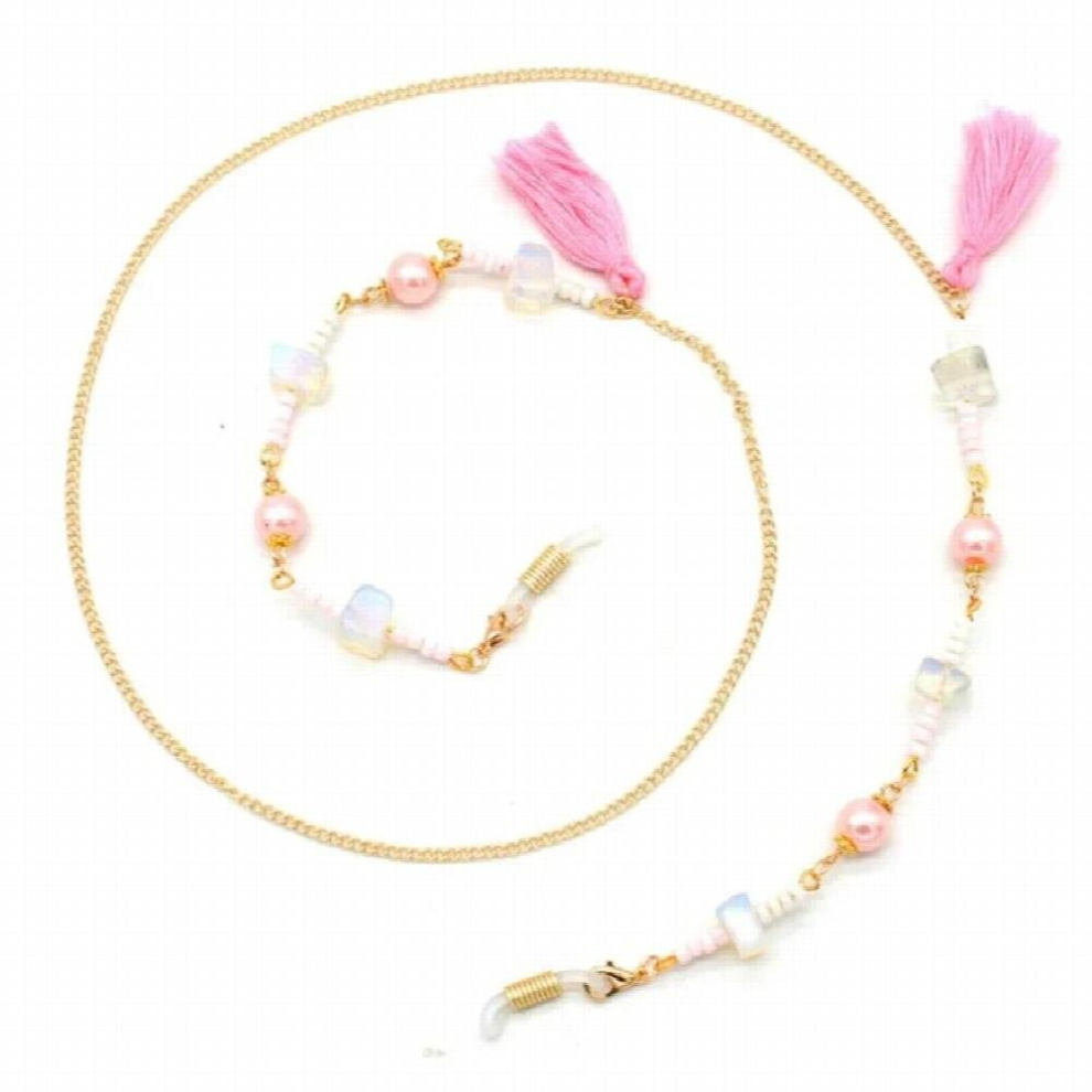 Multicoloured Glasses Chain Women Tassel Sunglasses Chain Cords Beaded Eyeglass Lanyard Hold Straps Eyewear Retainer