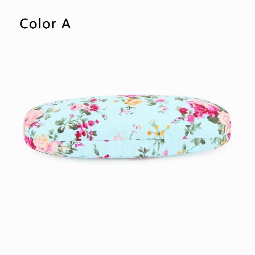 Spectacle Case Hard Eyeglasses Box Fabrics Floral Eyewear Protector Sunglasses Bags Glasses Case Reading Glasses Box