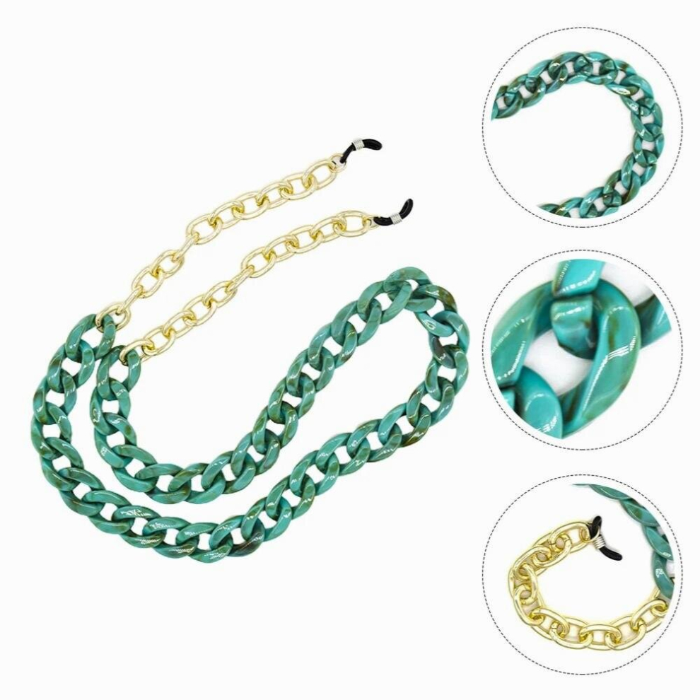 Green Eyeglass Chain Holder Women Lanyard Sunglasses Retainer Cord Neck Strap Reading Spectacle Eyewear