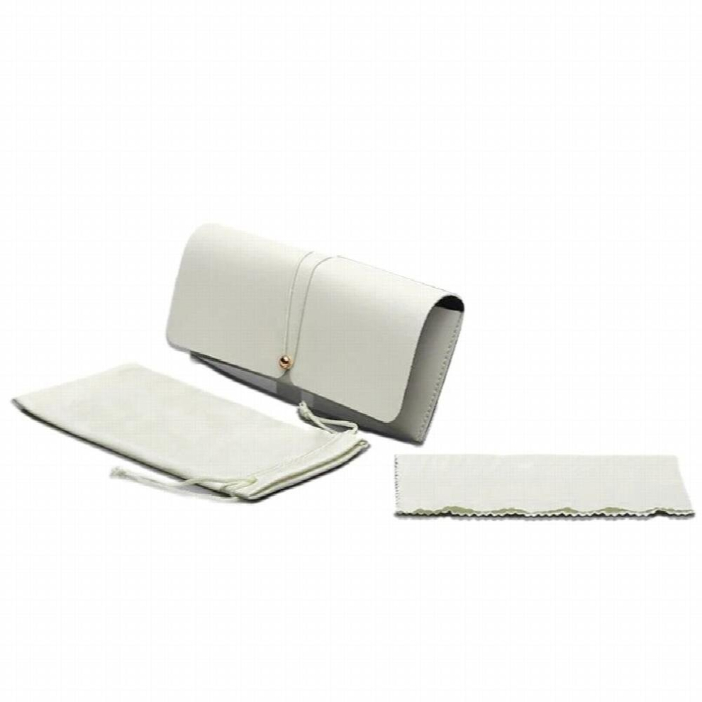 PU Leather Glasses Case Cover with Rope Buckle Storage Box Sunglasses Case Pouch Eyewear Container