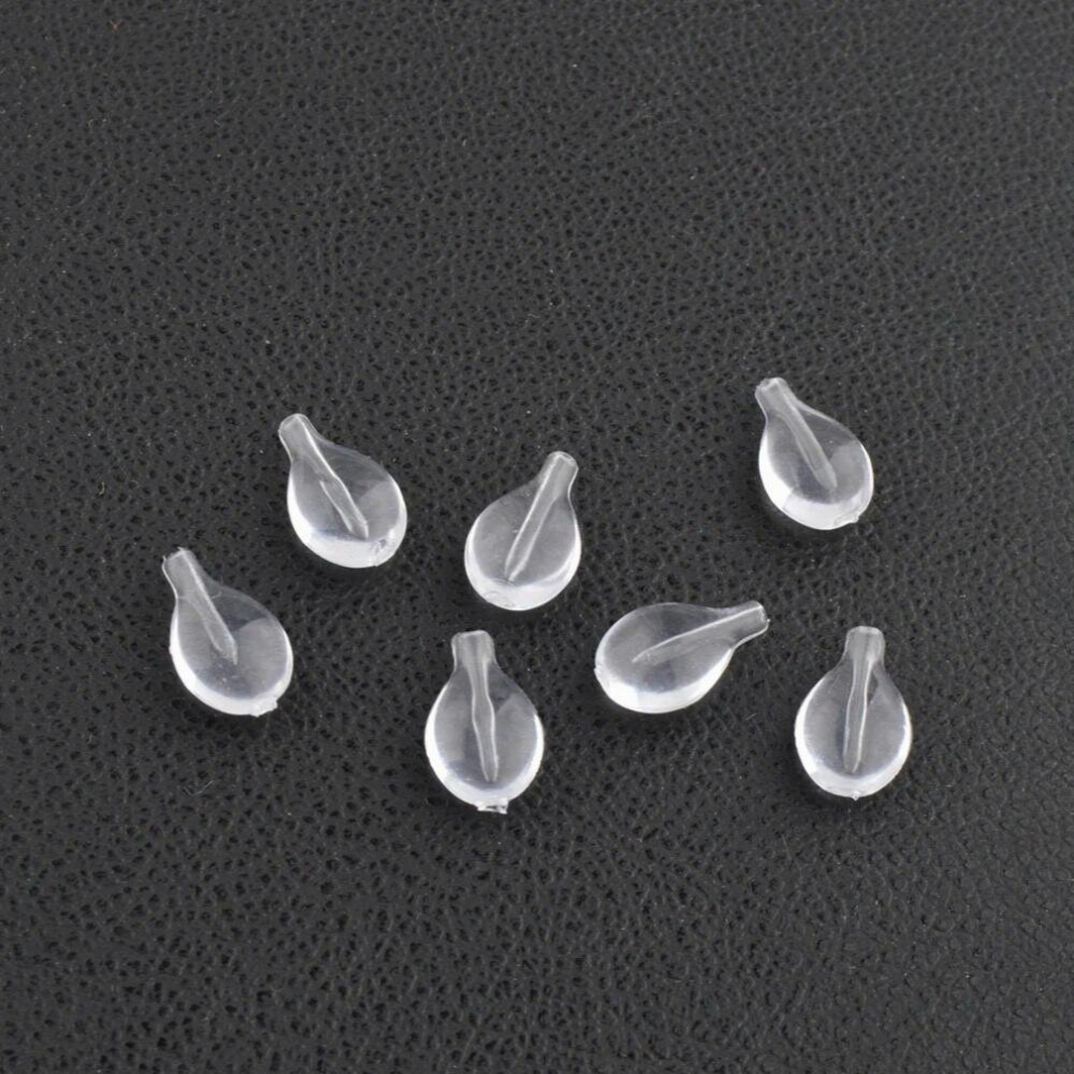 Clear 50Pairs(100Pcs) Anti Slip Pvc Nose Pads For Eyeglasses Sunglass Glass Spectacles Eyewear