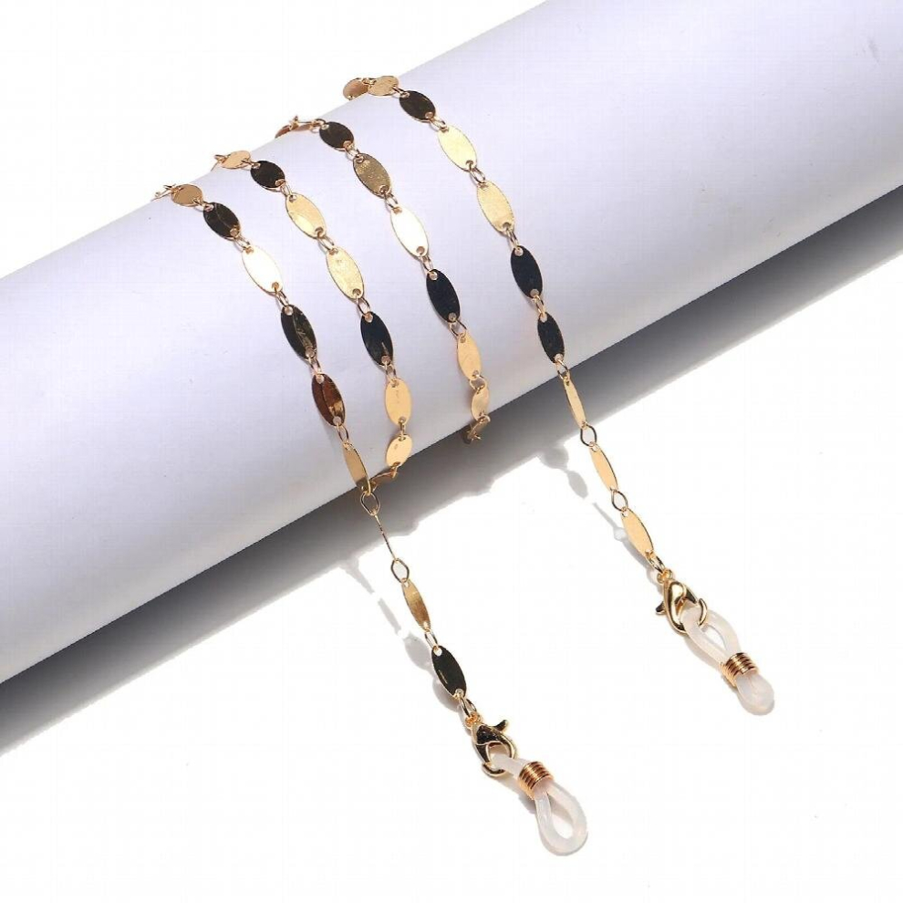 Silver Sequined Chains For Mask Masking Sunglasses Glasses Bead Chain Eyeglass Eyewear Lanyard Accessary