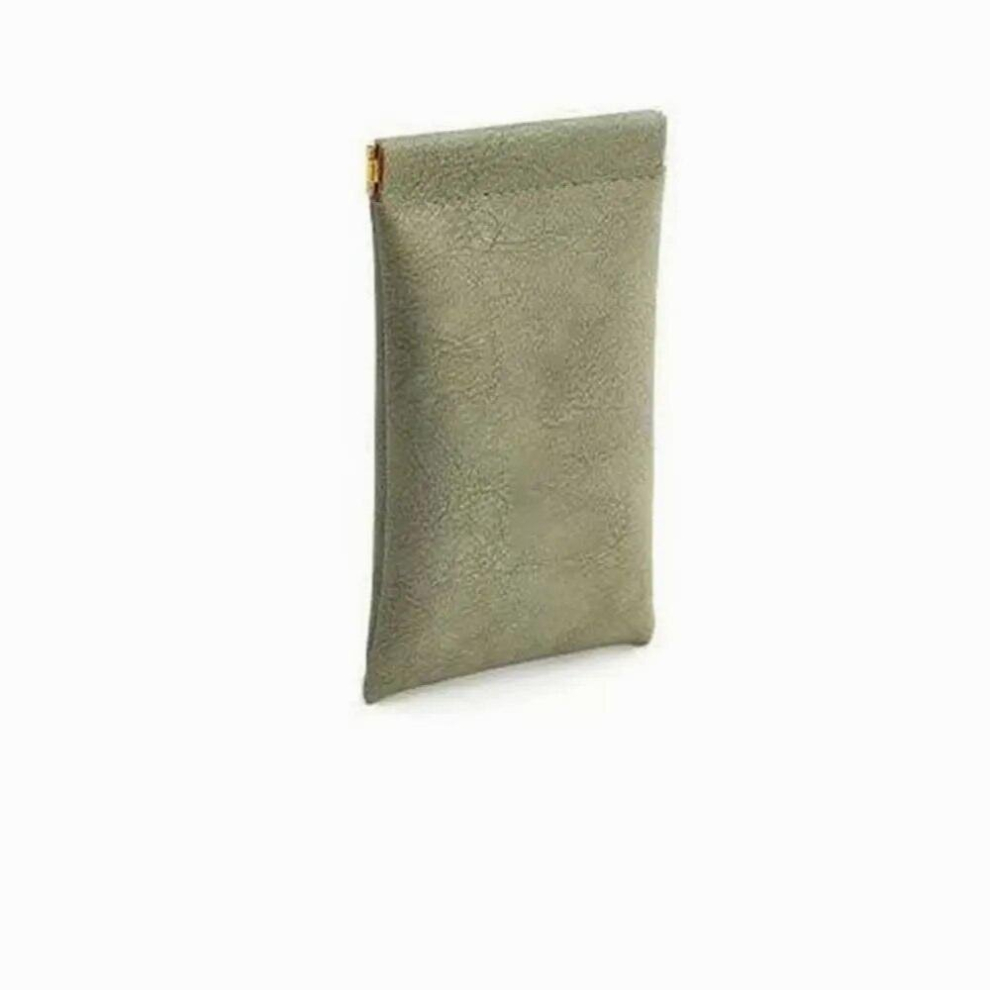 Multicoloured Fashio Solid Pu Leather Glasses Storage Bag Portable Waterproof Sunglasses Pouch Eyewear Glasses Protective Cover