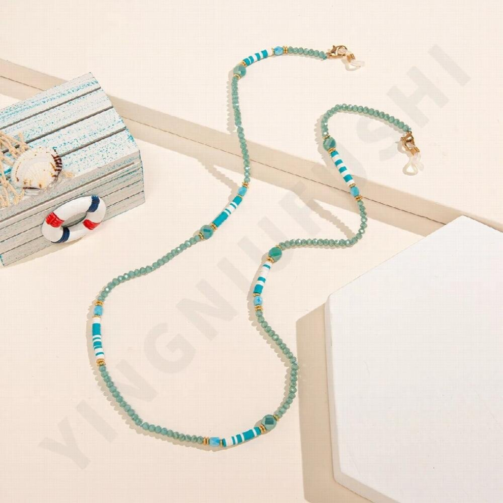Glasses Chain For Women Anti-lost Crystal Sunglasses Lanyard Mask Strap Neck Cord Hang On Neck Eyewear Chain Jewelry Gift