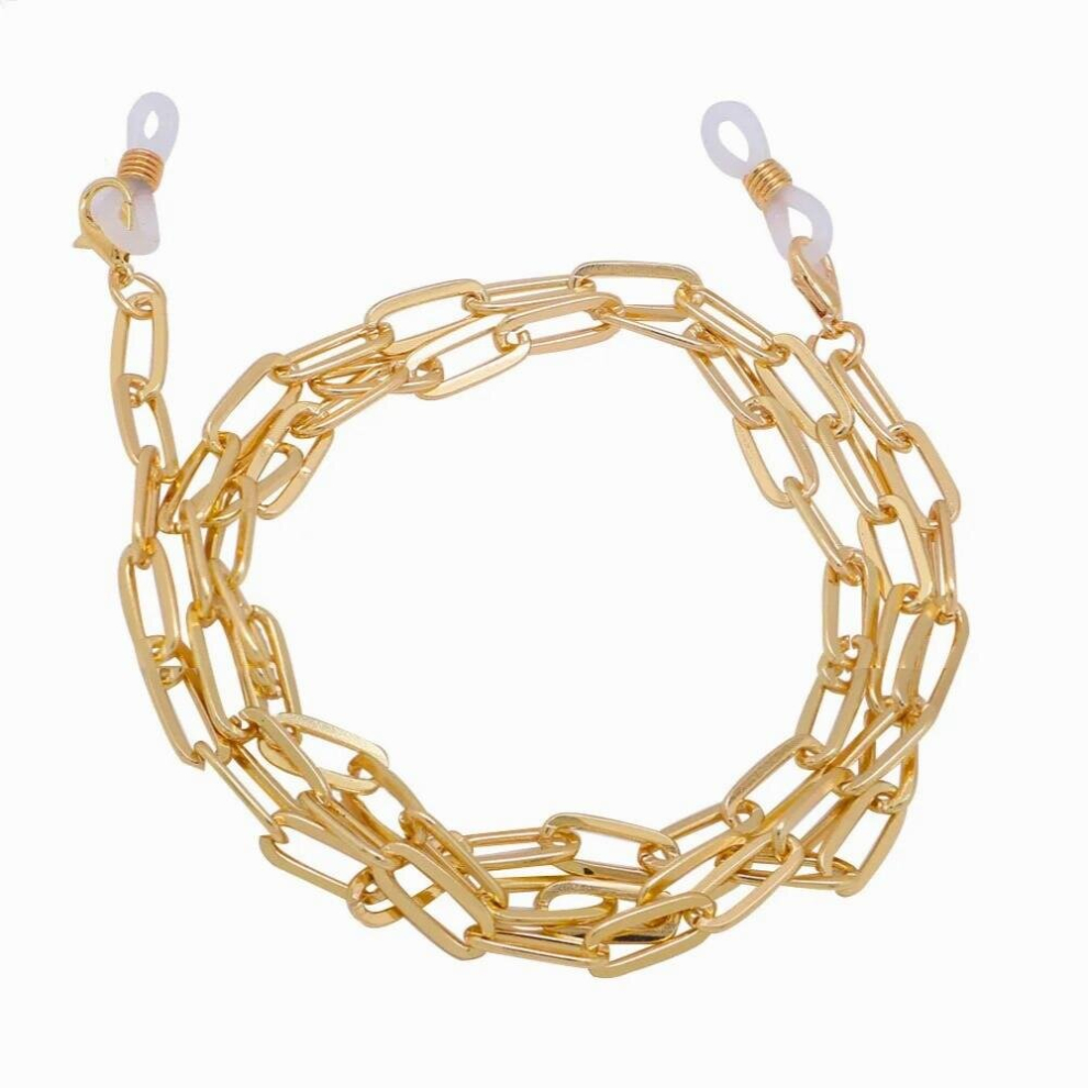 Silver,Multicoloured Silver Reading Glasses Chain Mask Chain Necklace For Women Sunglasses Neck Lanyard Eyewear Straps Accessories